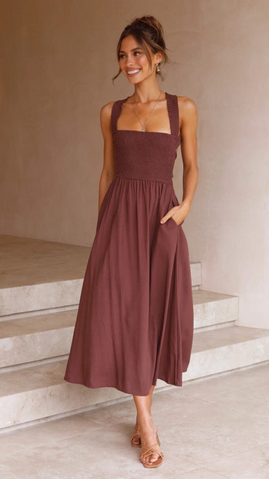 Maria | Elegantes Maxi-Kleid